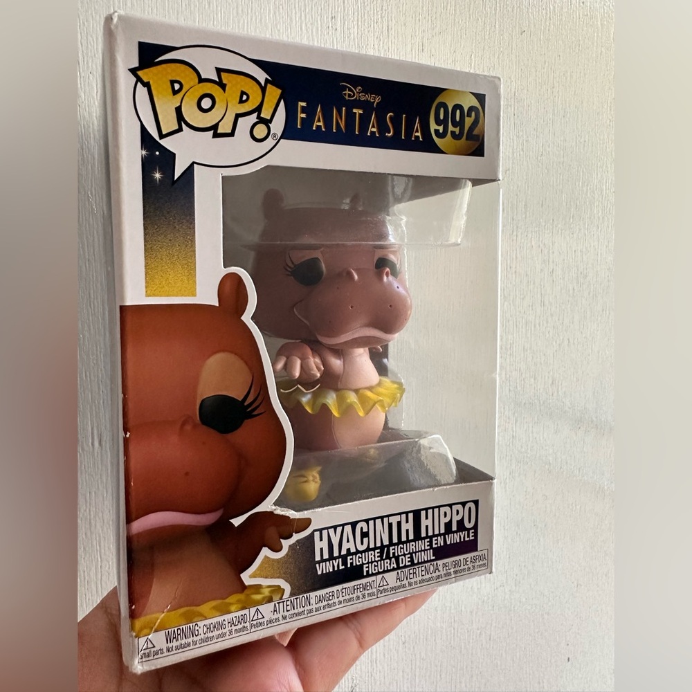 Disney Fantasia Hyacinth Hippo Pop Funko Collectible -992